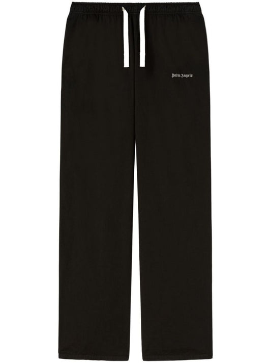 Black Logo-print Cotton Track Pants