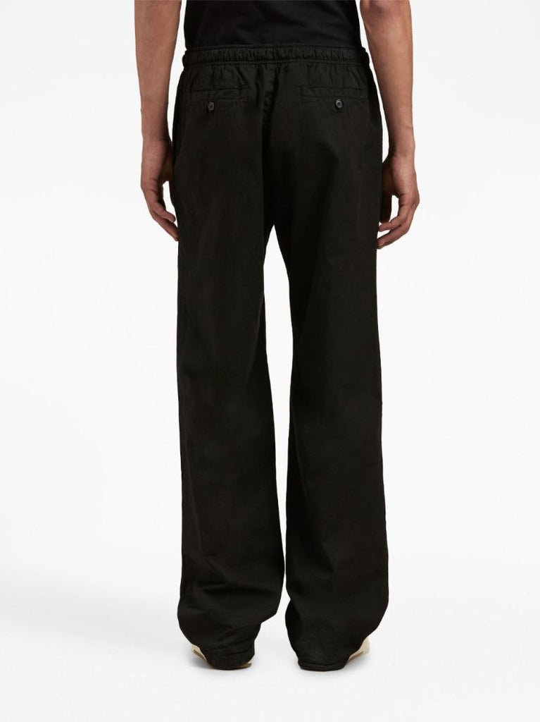 Black Logo-print Cotton Track Pants