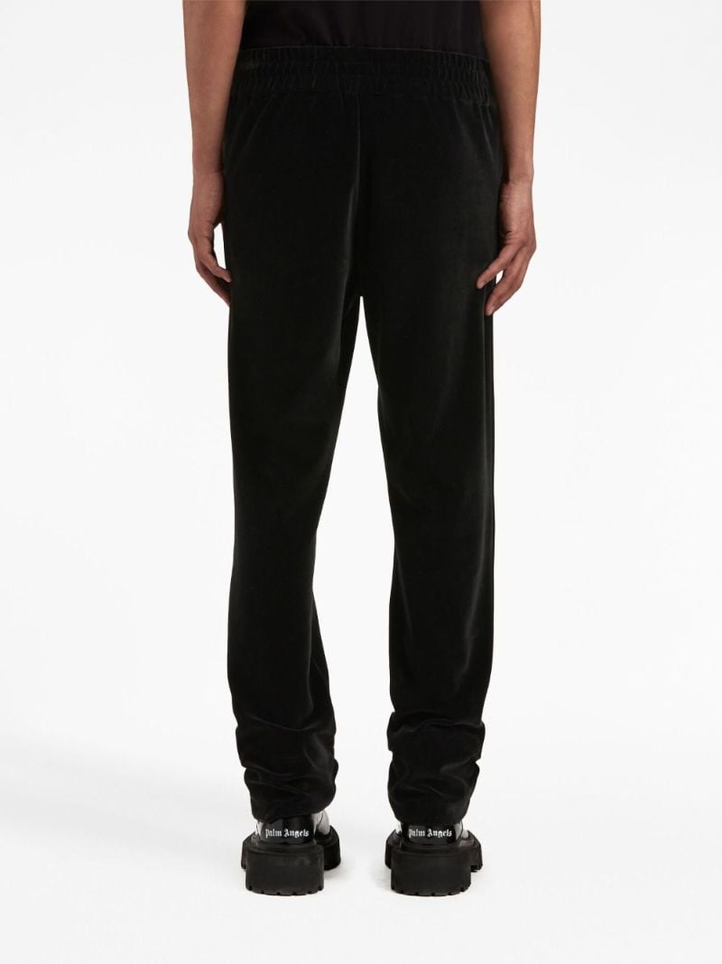 Black Velvet Track Pants