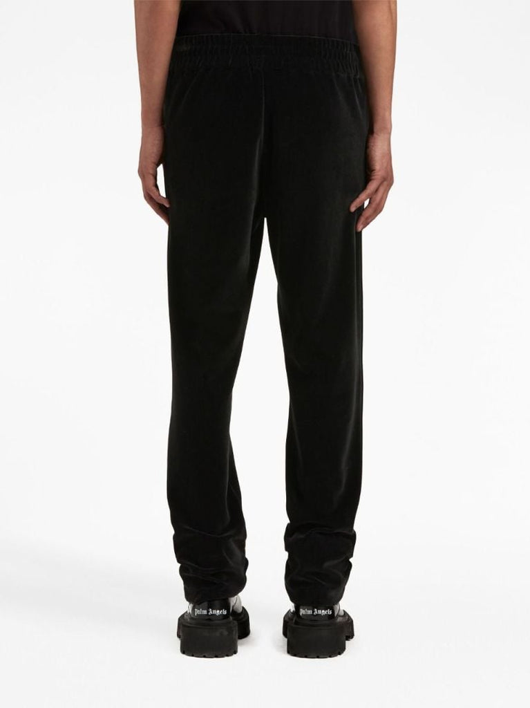 Black Velvet Track Pants