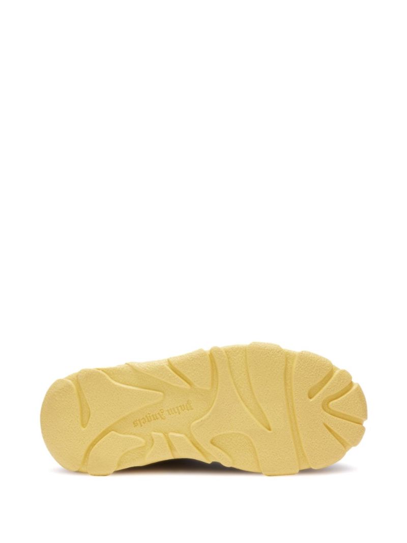 Brown Hybrid Lace-up Leather Boots