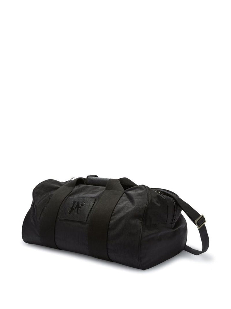 Black Logo Patch Holdall Bag