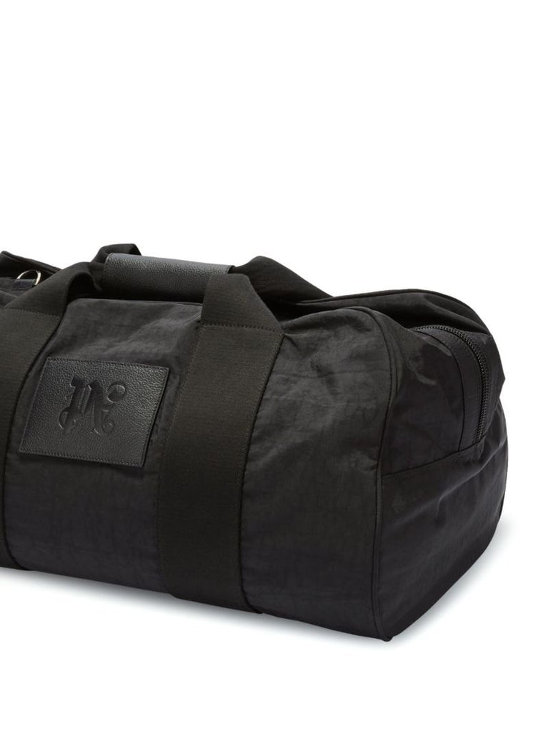 Black Logo Patch Holdall Bag