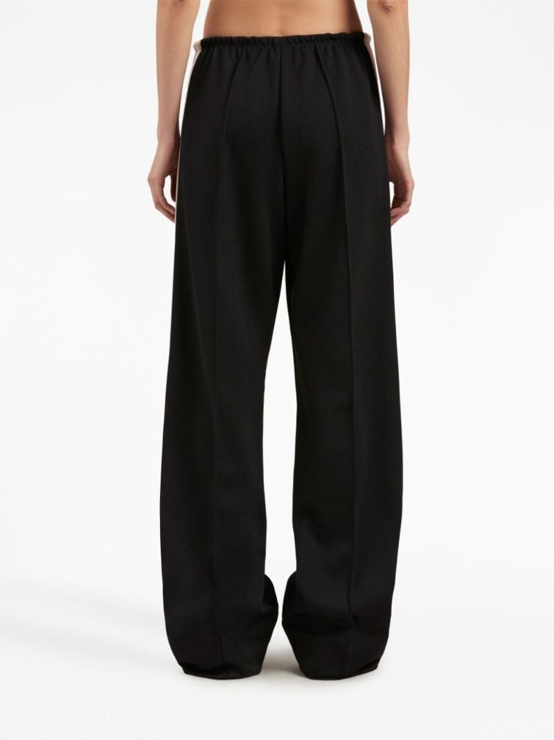 Black Logo-embroidered Track Pants