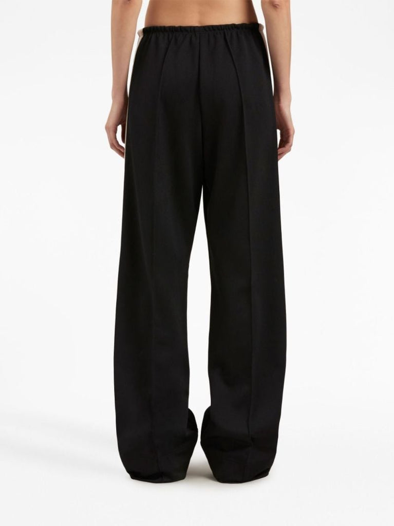 Black Logo-embroidered Track Pants