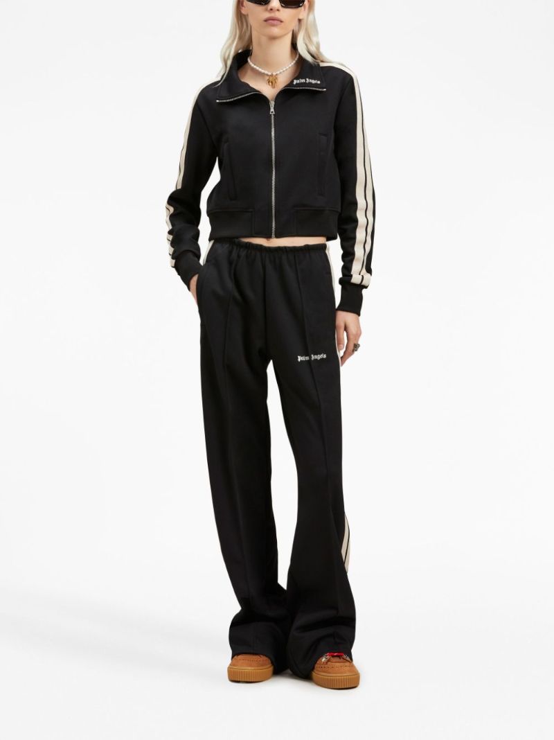 Black Logo-embroidered Track Pants