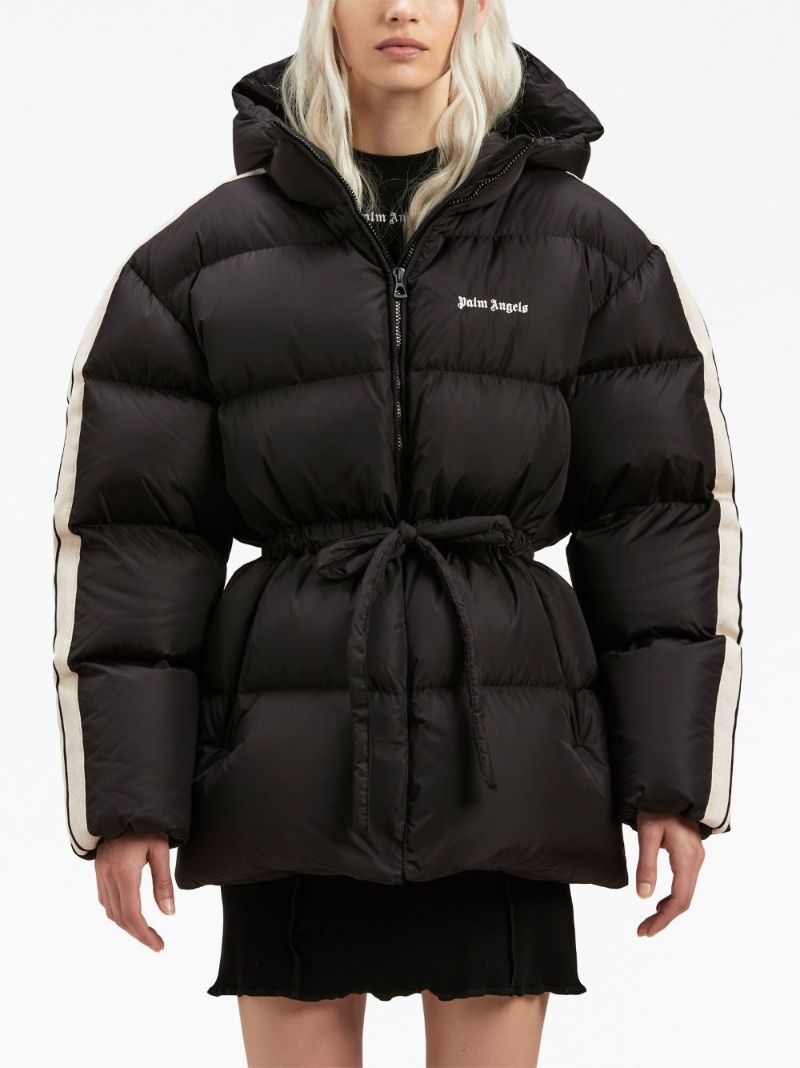 Black Logo-embroidered Quilted Jacket