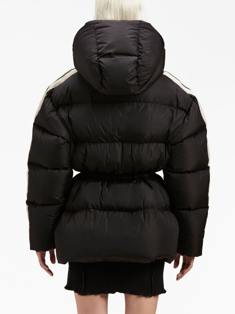 Black Logo-embroidered Quilted Jacket