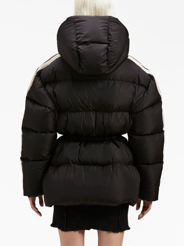 Black Logo-embroidered Quilted Jacket