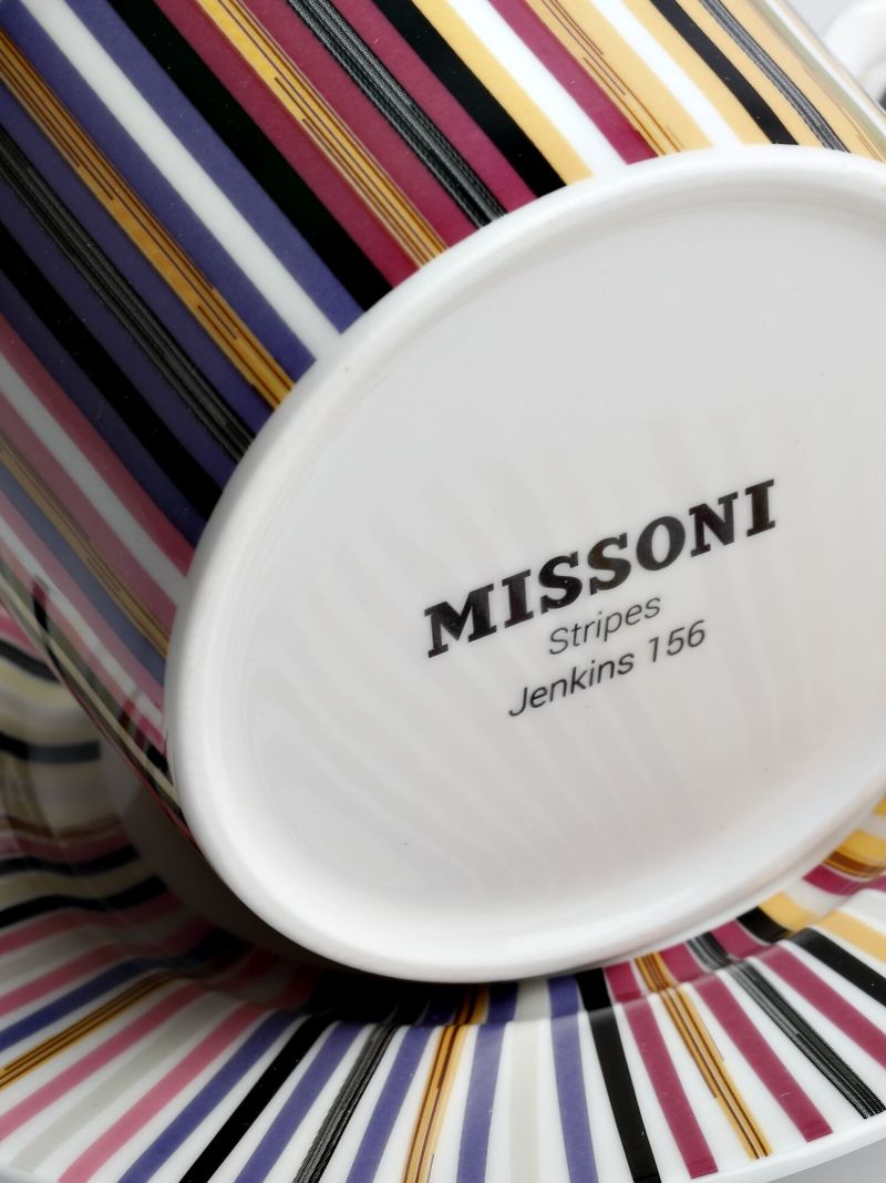 Multicolour Stripes Jenkins Teacup Set