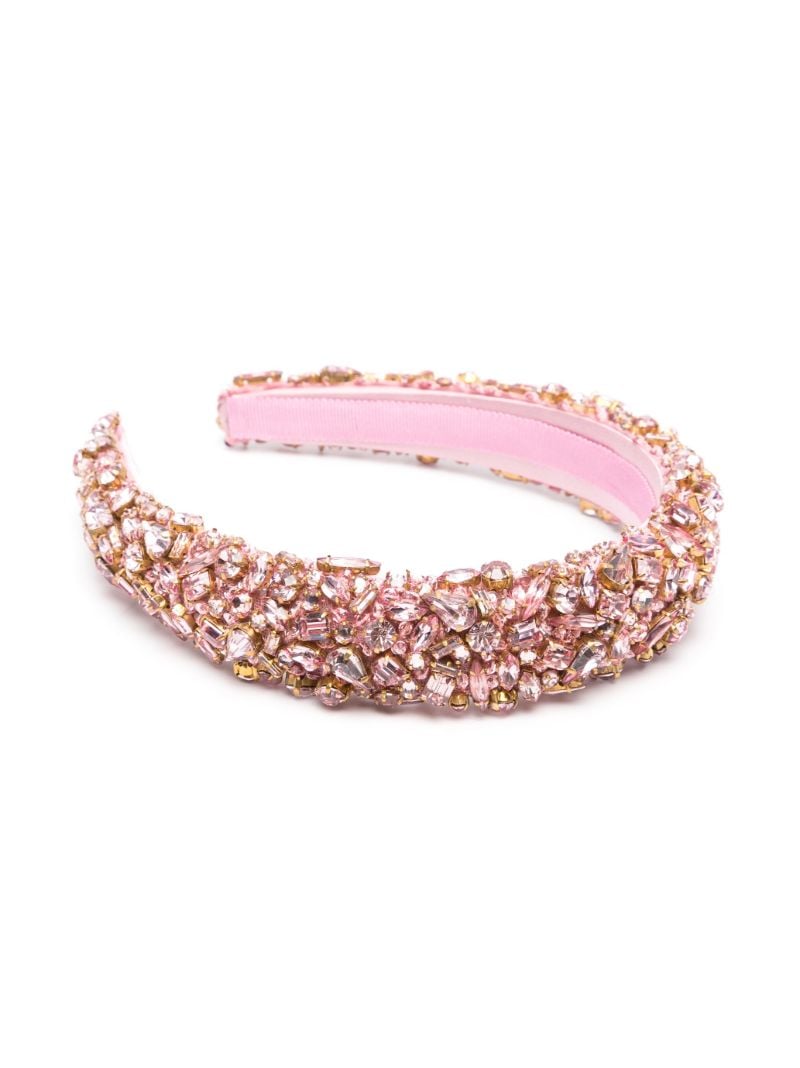 Pink Czarina Crystal-embellished Headband