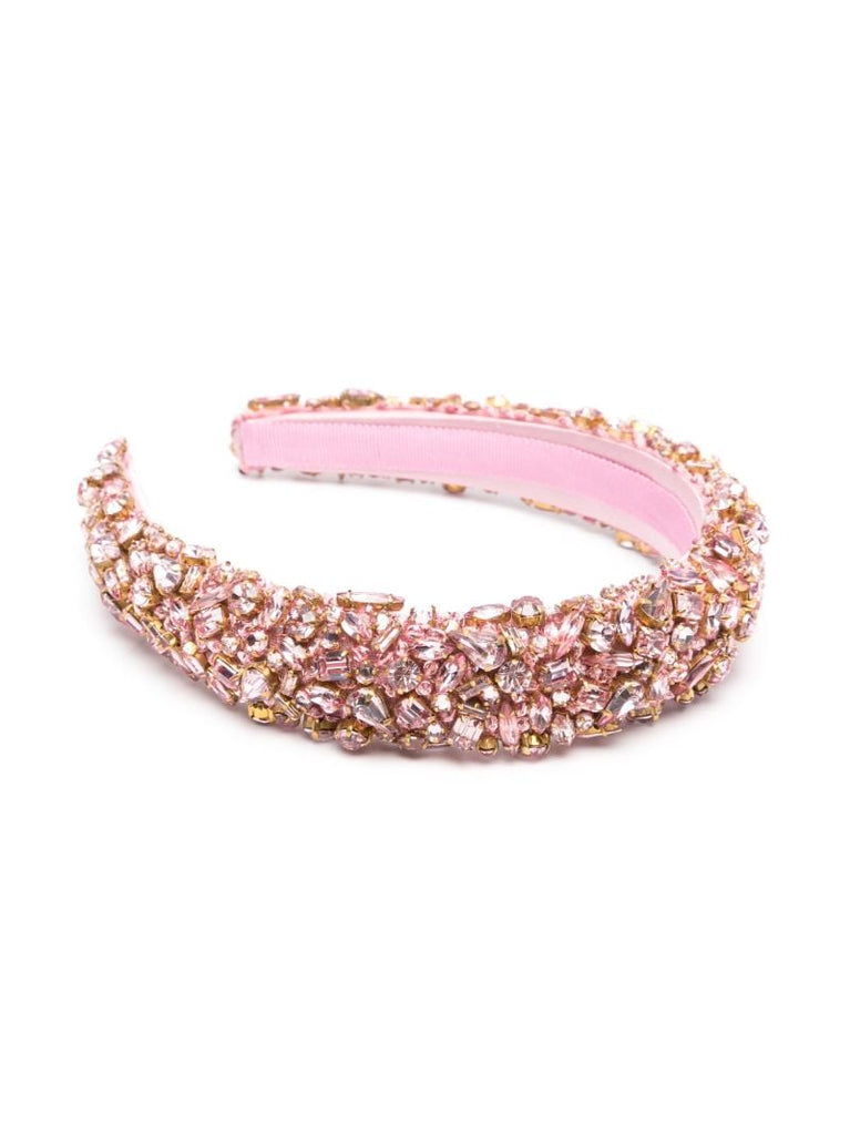 Pink Czarina Crystal-embellished Headband