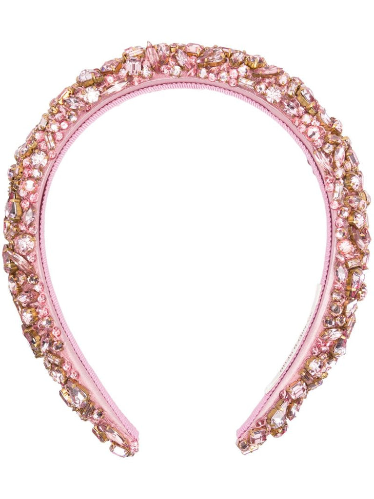 Pink Czarina Crystal-embellished Headband