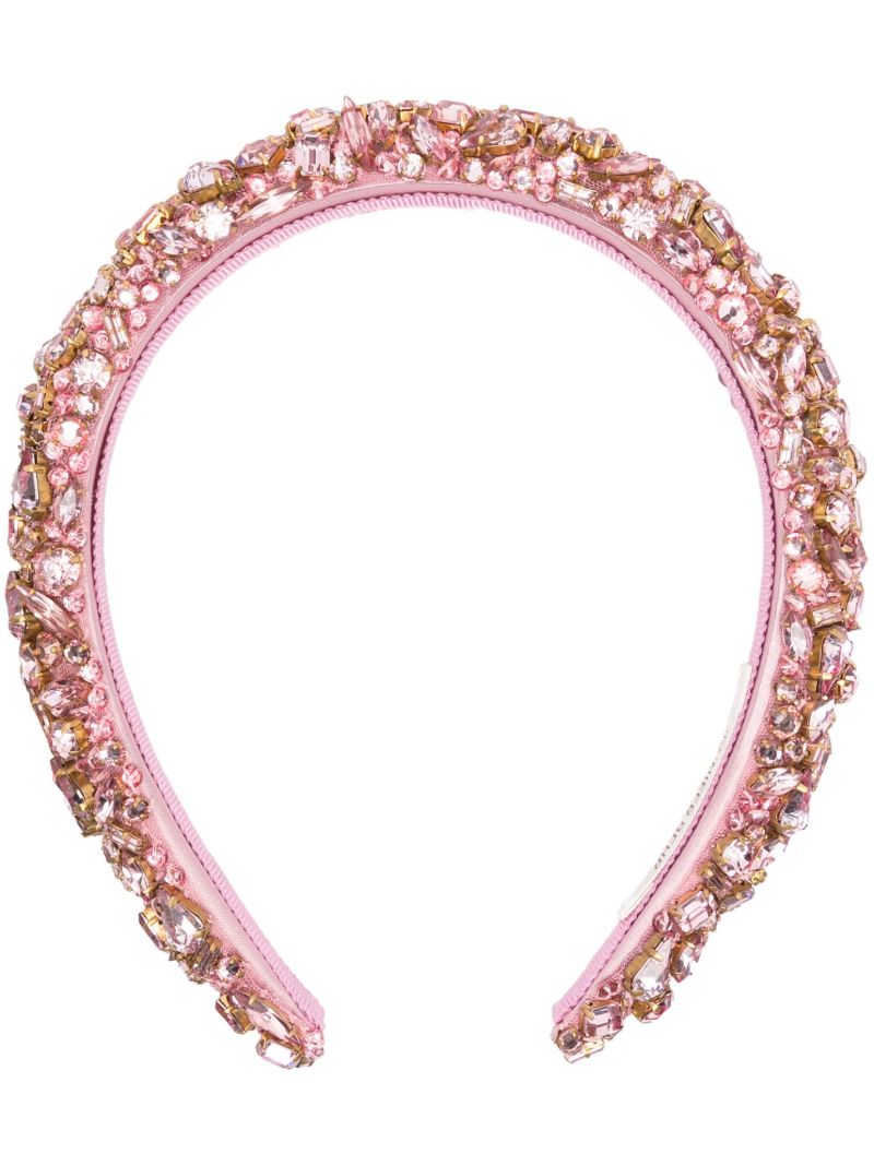 Pink Czarina Crystal-embellished Headband