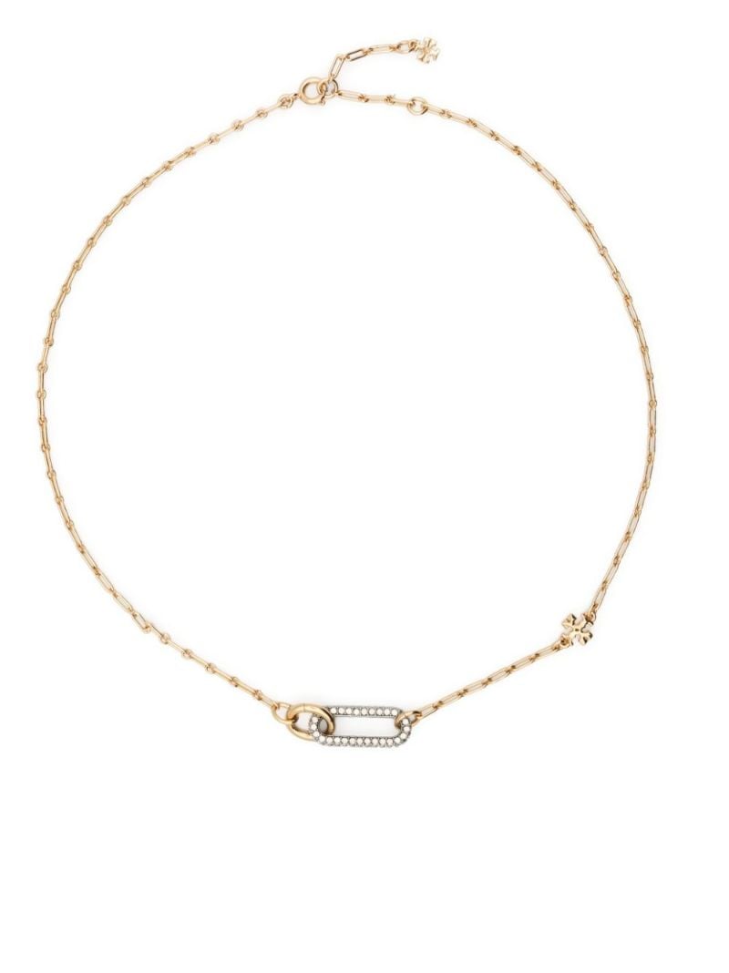 Gold-tone Roxanne Charm Necklace