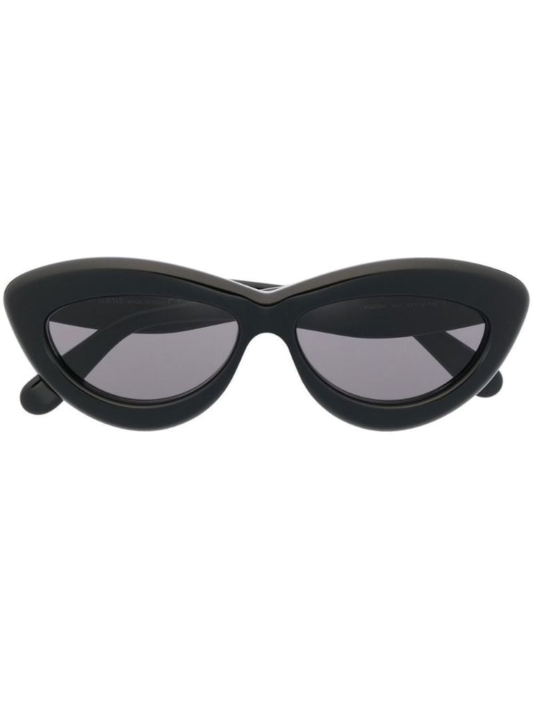 Black Cat-eye Tinted Sunglasses