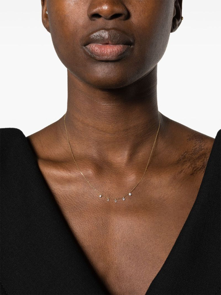 18k Yellow Gold DanaÃ_x0083_Â© Five Diamonds Necklace