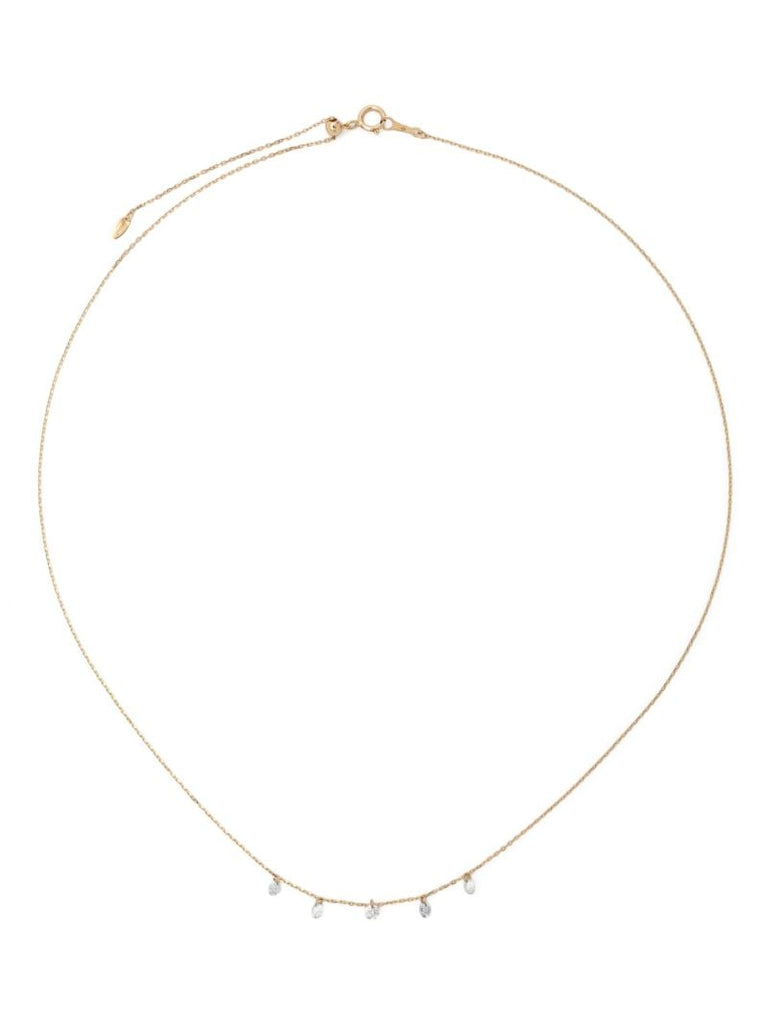 18k Yellow Gold DanaÃ_x0083_Â© Five Diamonds Necklace