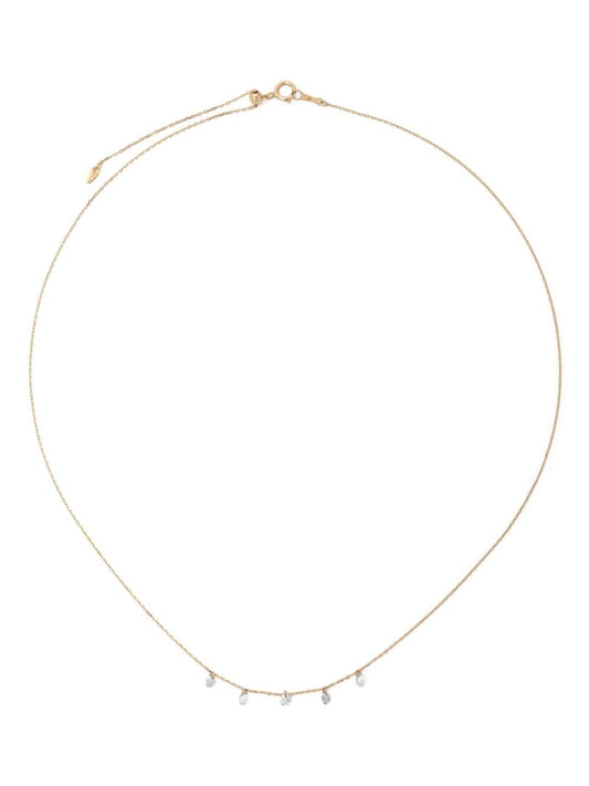 18k Yellow Gold DanaÃ_x0083_Â© Five Diamonds Necklace