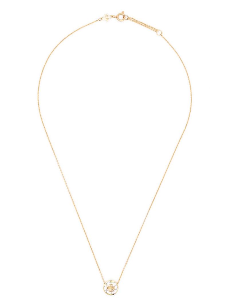 Gold-tone Kira Enamel Necklace
