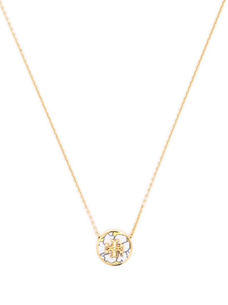 Gold-tone Kira Enamel Necklace