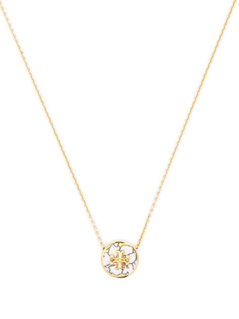 Gold-tone Kira Enamel Necklace