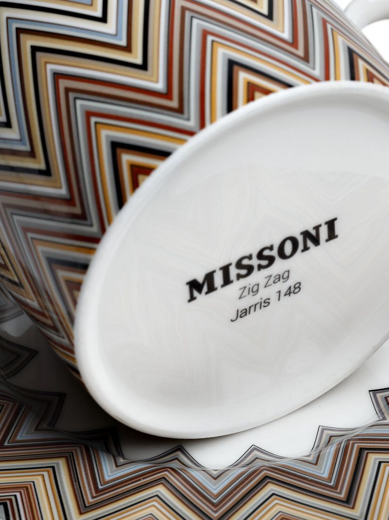 Multicolour Jarris Zig-zag Teacup Set