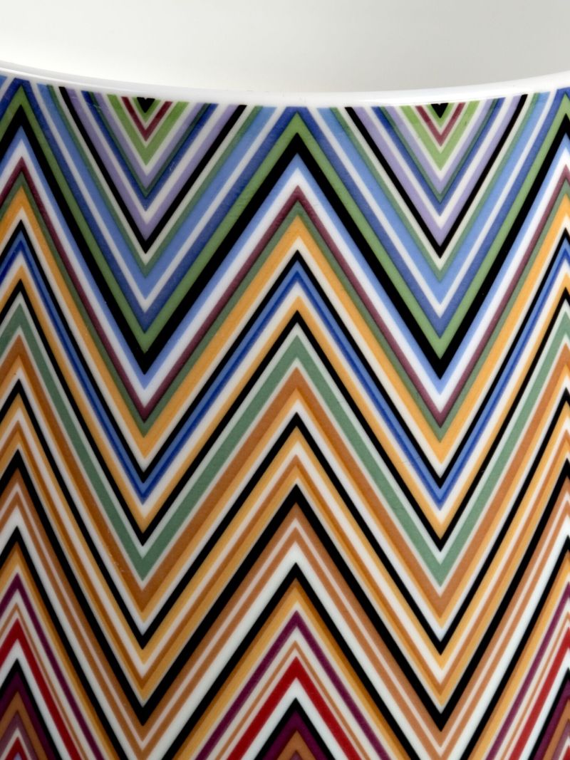 Multicolour Zig-zag Coffee Cup Set