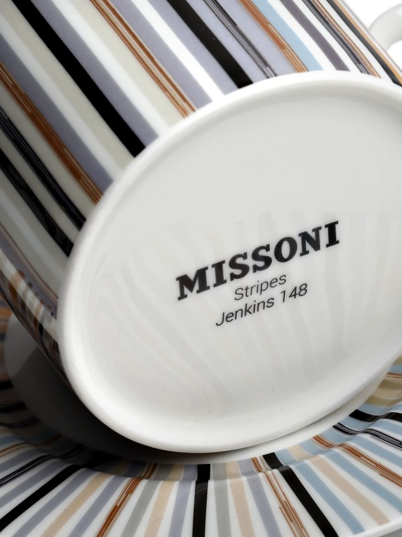 Multicolour Stripes Jenkins Teacup Set