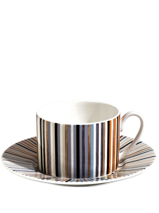 Multicolour Stripes Jenkins Teacup Set
