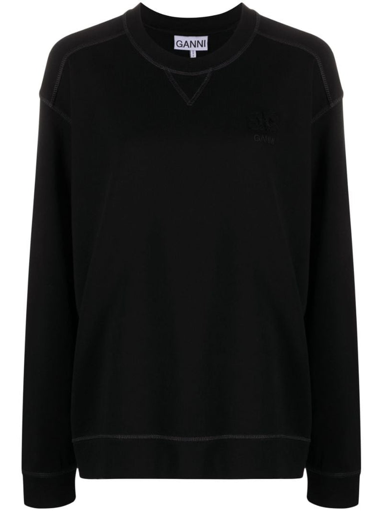 Black Organic Cotton Sweatshirt