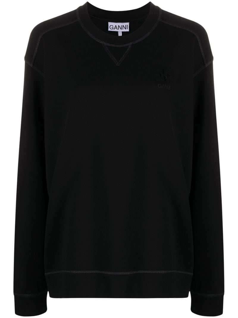 Black Organic Cotton Sweatshirt