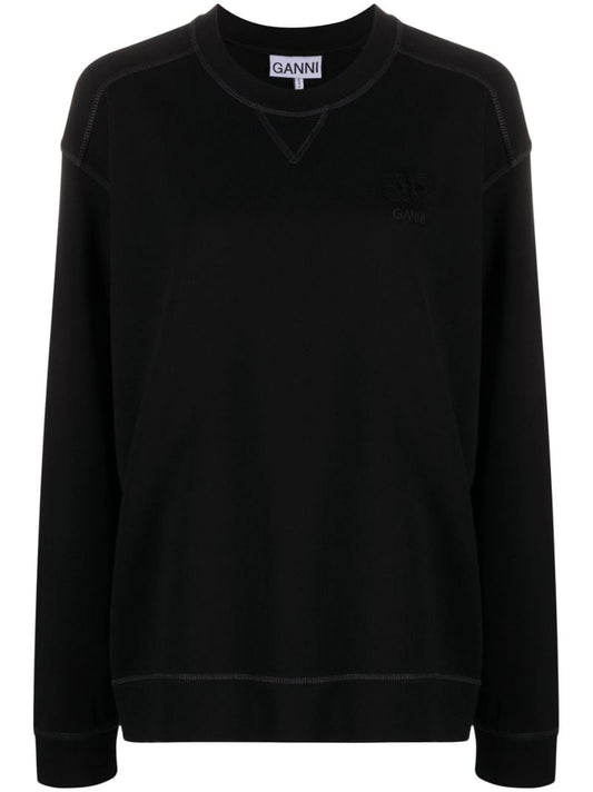 Black Organic Cotton Sweatshirt