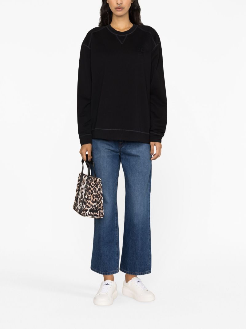 Black Organic Cotton Sweatshirt