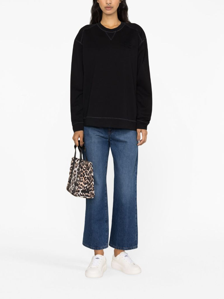 Black Organic Cotton Sweatshirt