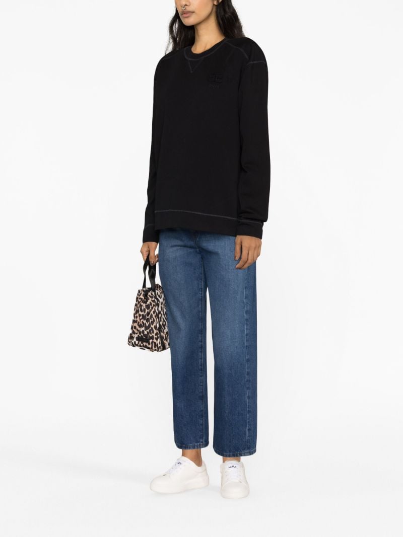 Black Organic Cotton Sweatshirt