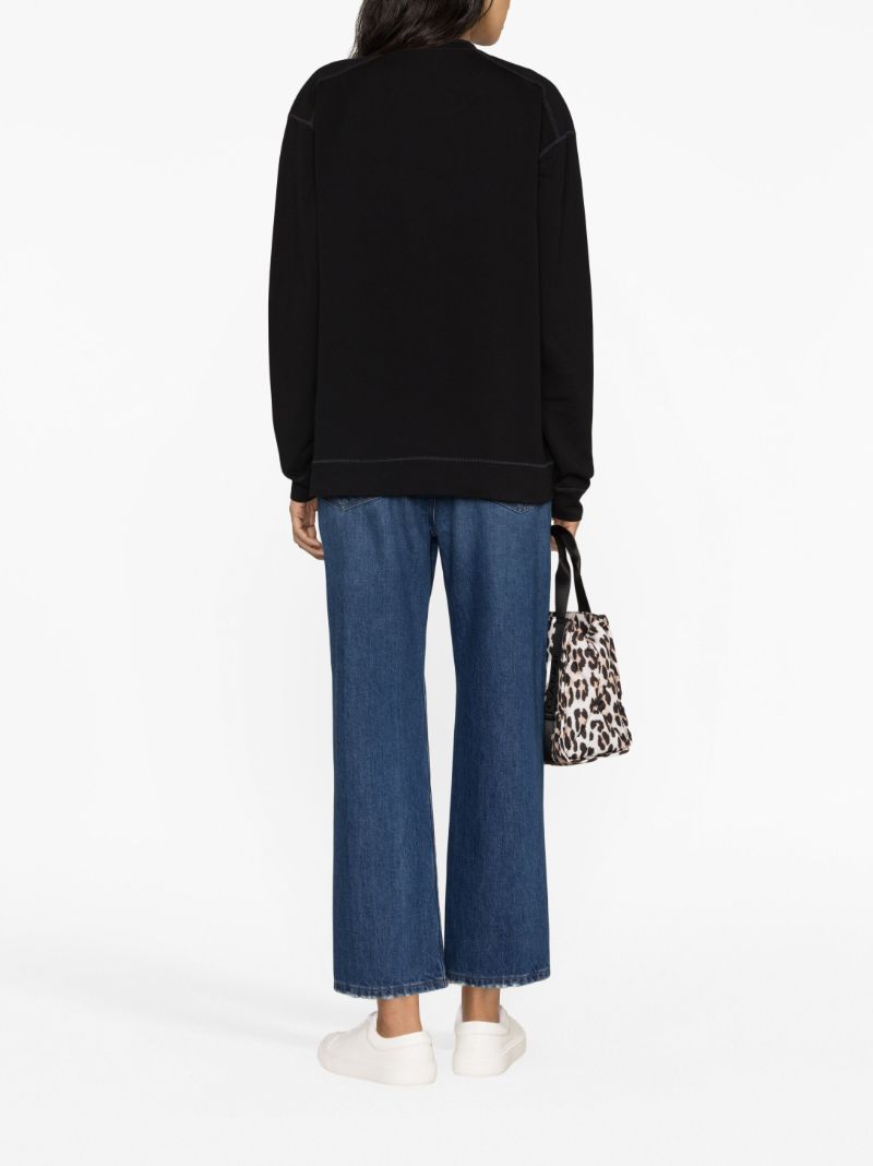 Black Organic Cotton Sweatshirt
