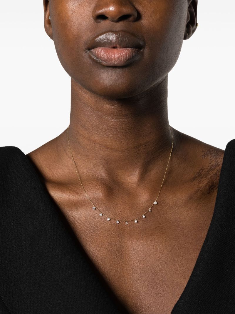 18k Yellow Gold DanaÃ_x0083_Â© Nine Diamonds Necklace