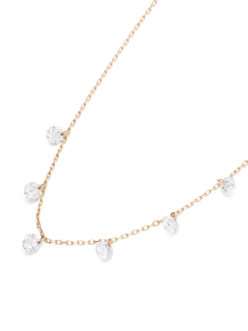 18k Yellow Gold DanaÃ_x0083_Â© Nine Diamonds Necklace