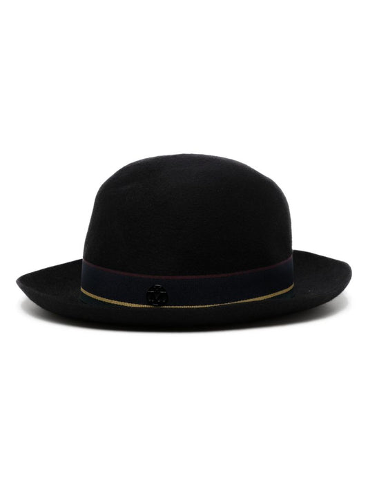 Blue Joseph Wool Trilby Hat