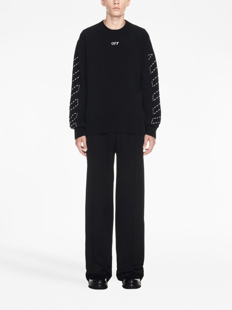 Black Arrows-motif Sweater