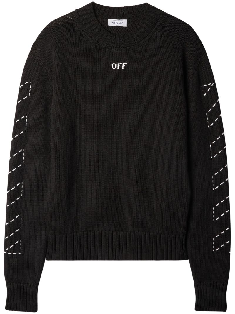 Black Arrows-motif Sweater