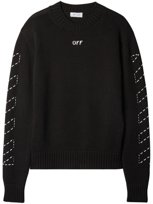 Black Arrows-motif Sweater