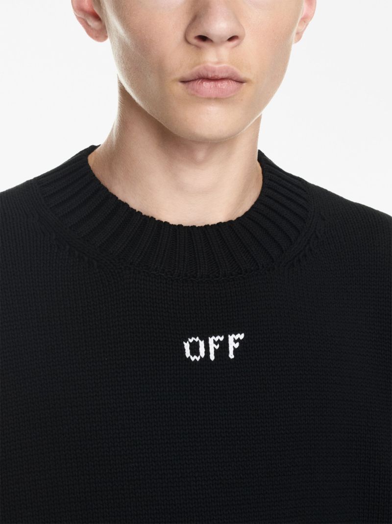 Black Arrows-motif Sweater