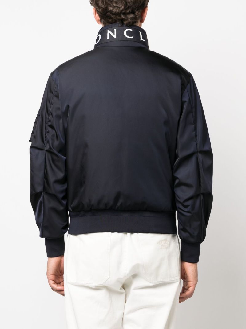 Blue Timur Bomber Jacket