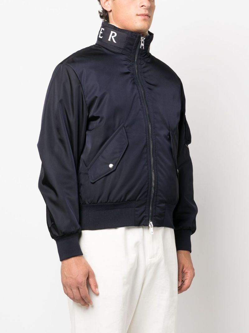 Blue Timur Bomber Jacket