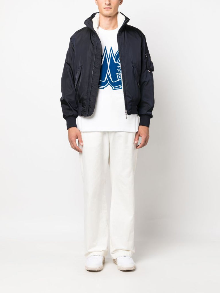 Blue Timur Bomber Jacket