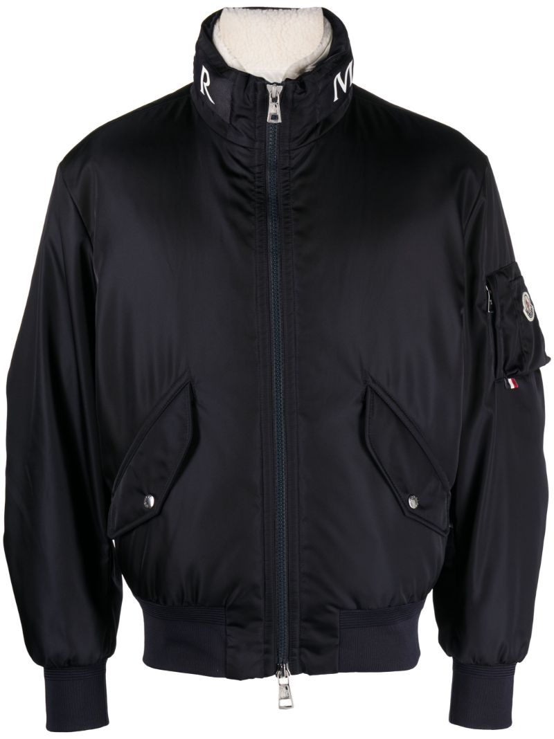 Blue Timur Bomber Jacket
