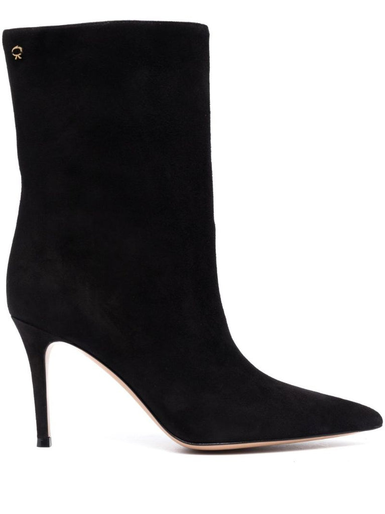 Black Reus 105 Suede Ankle Boots