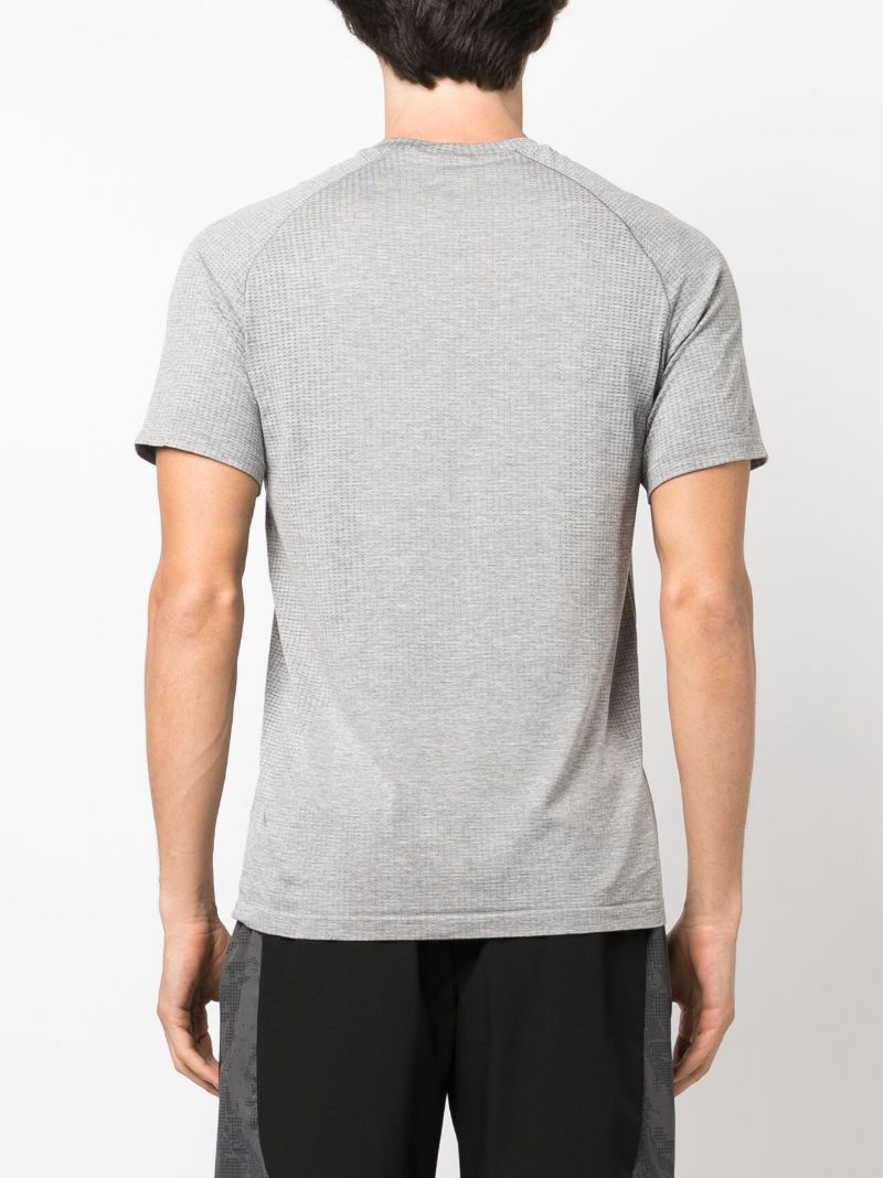 Grey Metal Vent Tech Running T-shirt